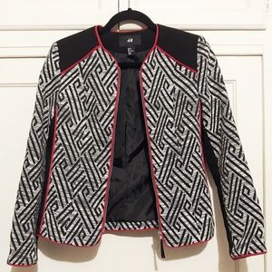 H&M Geometric Print Jacket